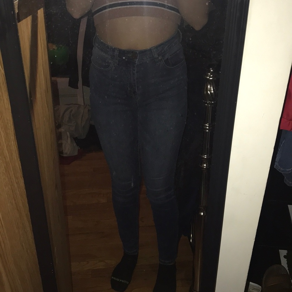 skinny high waisted jeans